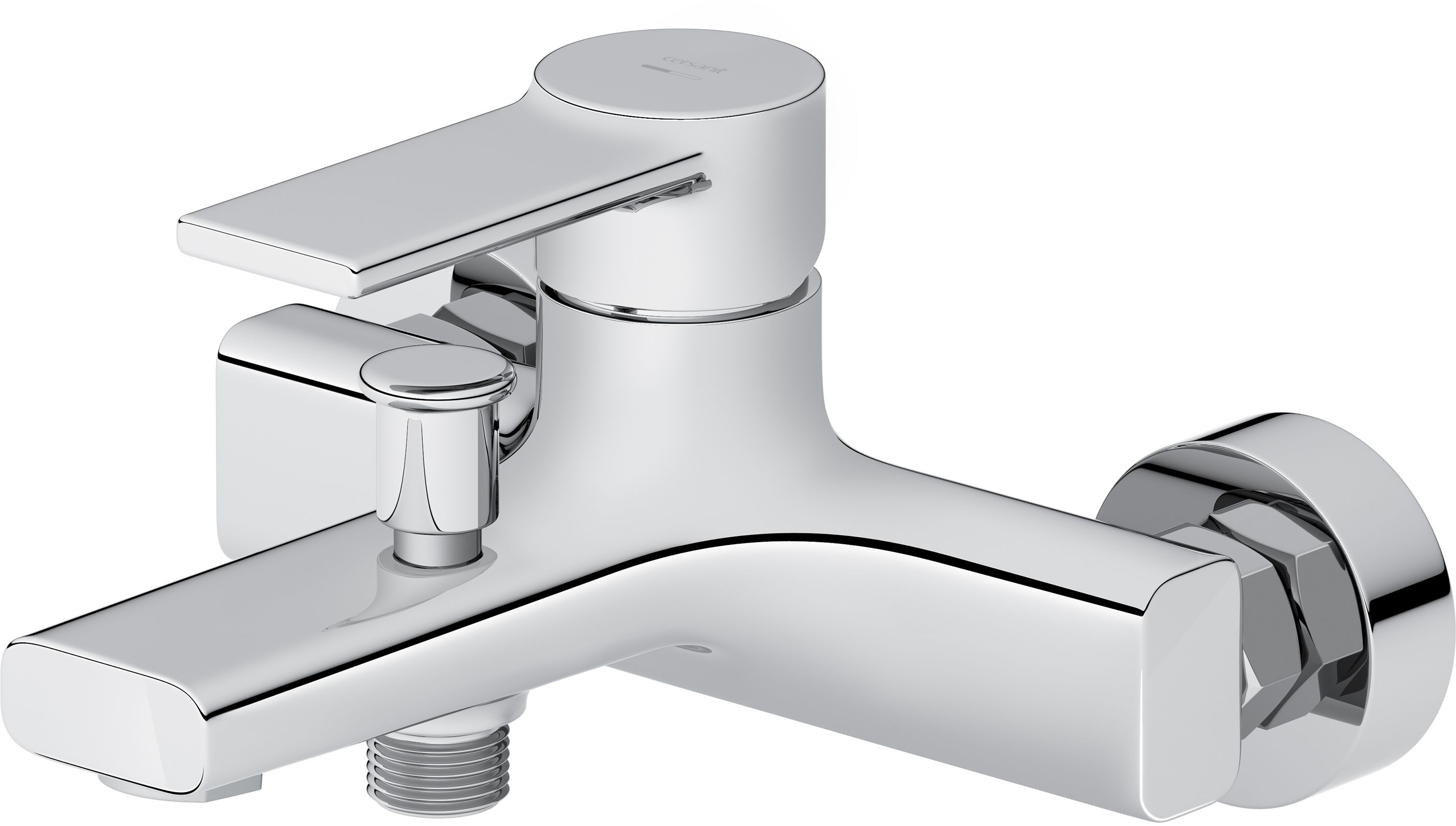 Cersanit Zip badewannen- und duscharmatur Wand chrom S951-560