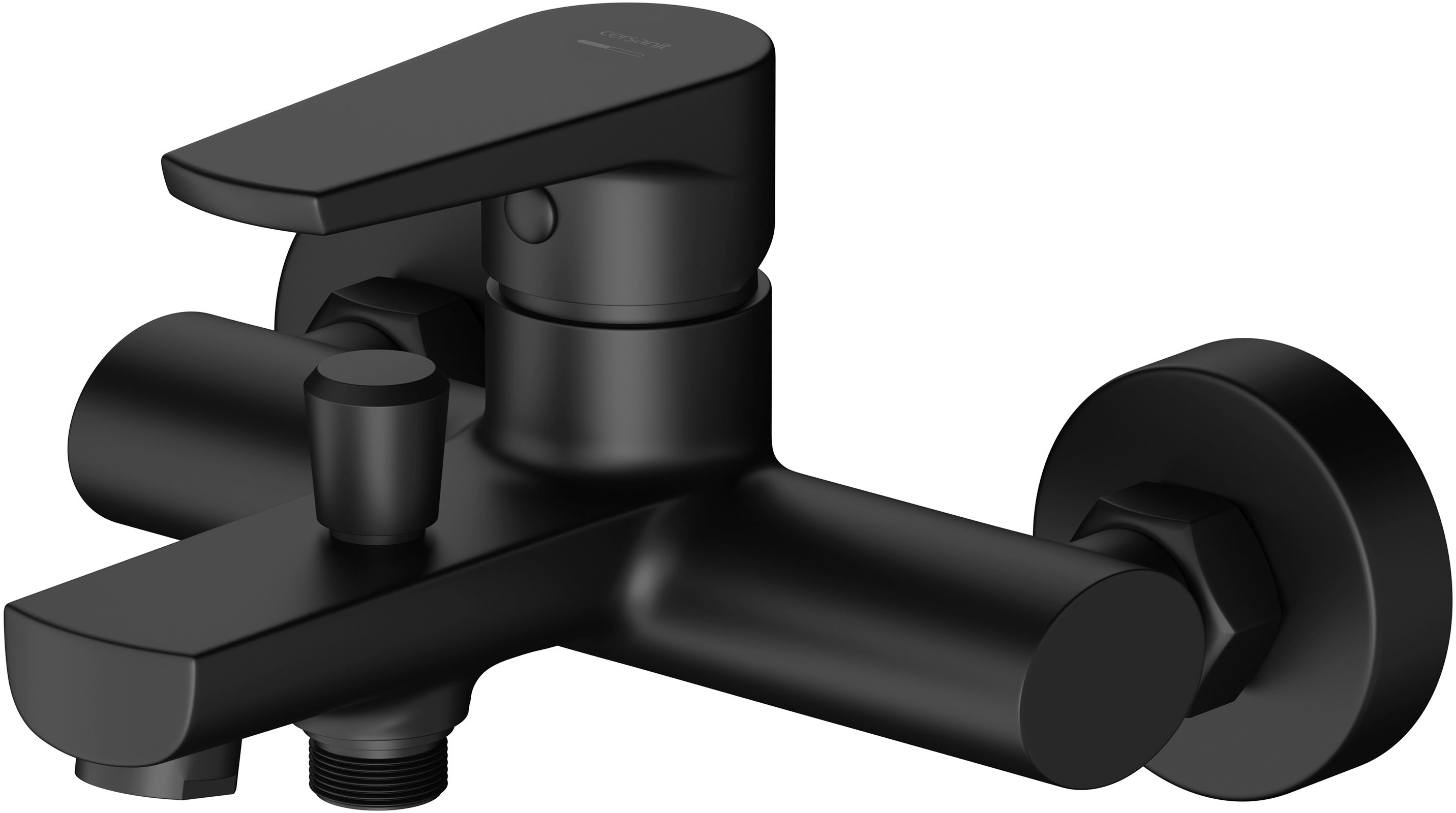 Cersanit Moduo badewannen- und duscharmatur Wand schwarz S951-559