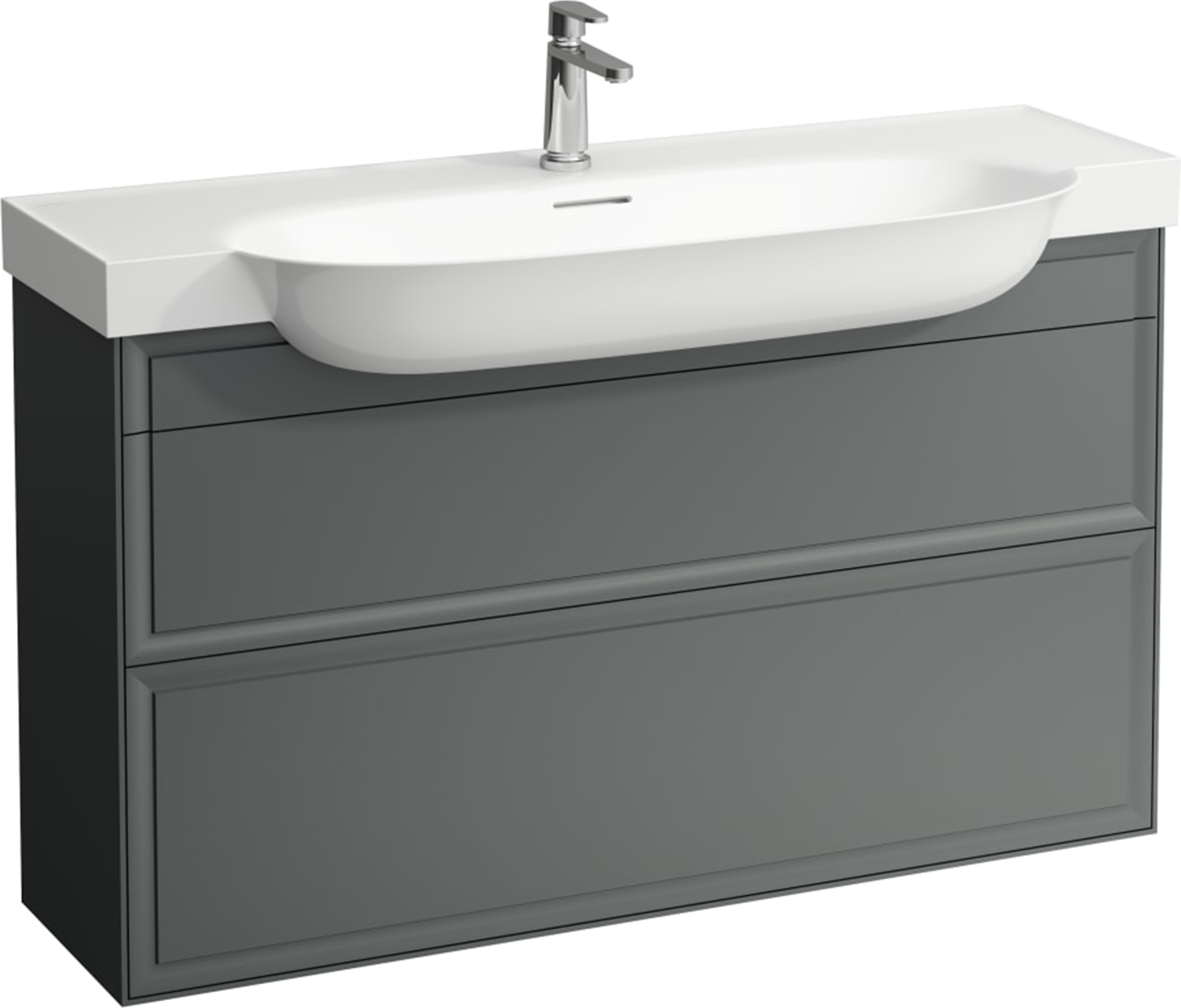 Laufen The New Classic Kabinett 117.7x31.6x67.7 cm Unterschrank hängend grau H4060520856271