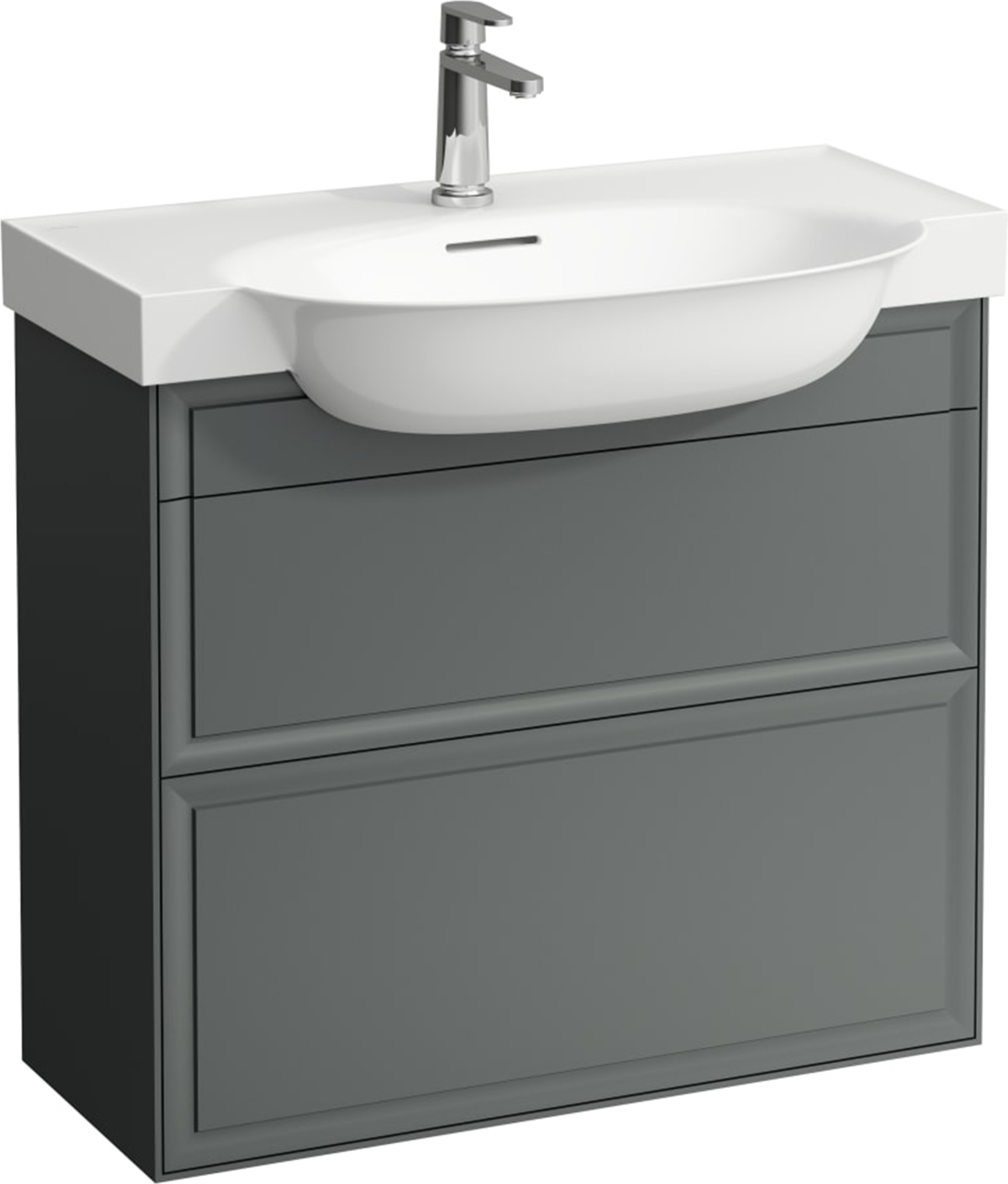 Laufen The New Classic Kabinett 77.6x31.6x67.7 cm Unterschrank hängend grau H4060420856271