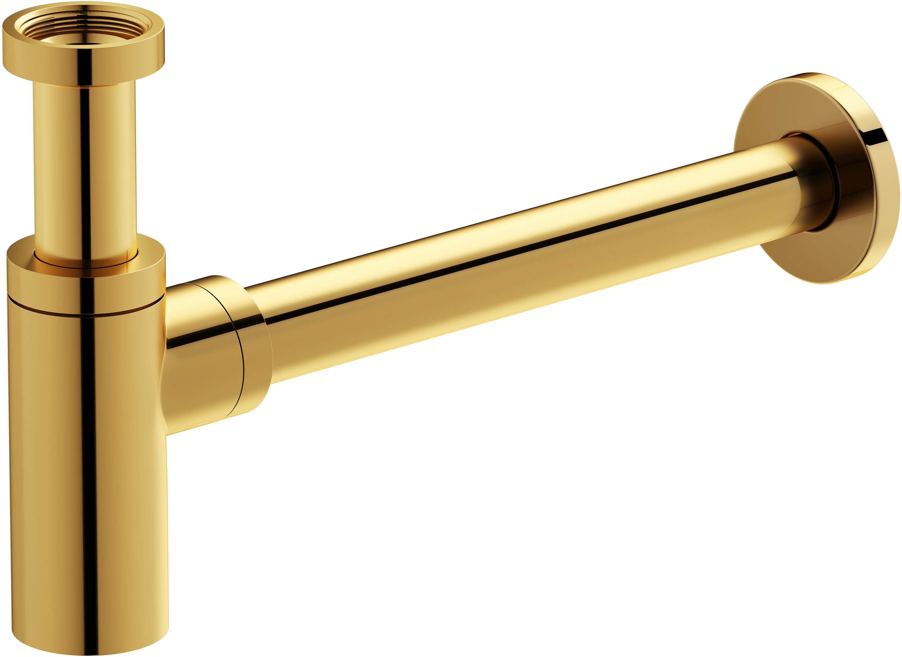 Cersanit Inverto Siphon für das Waschbecken flaschen gold S951-714