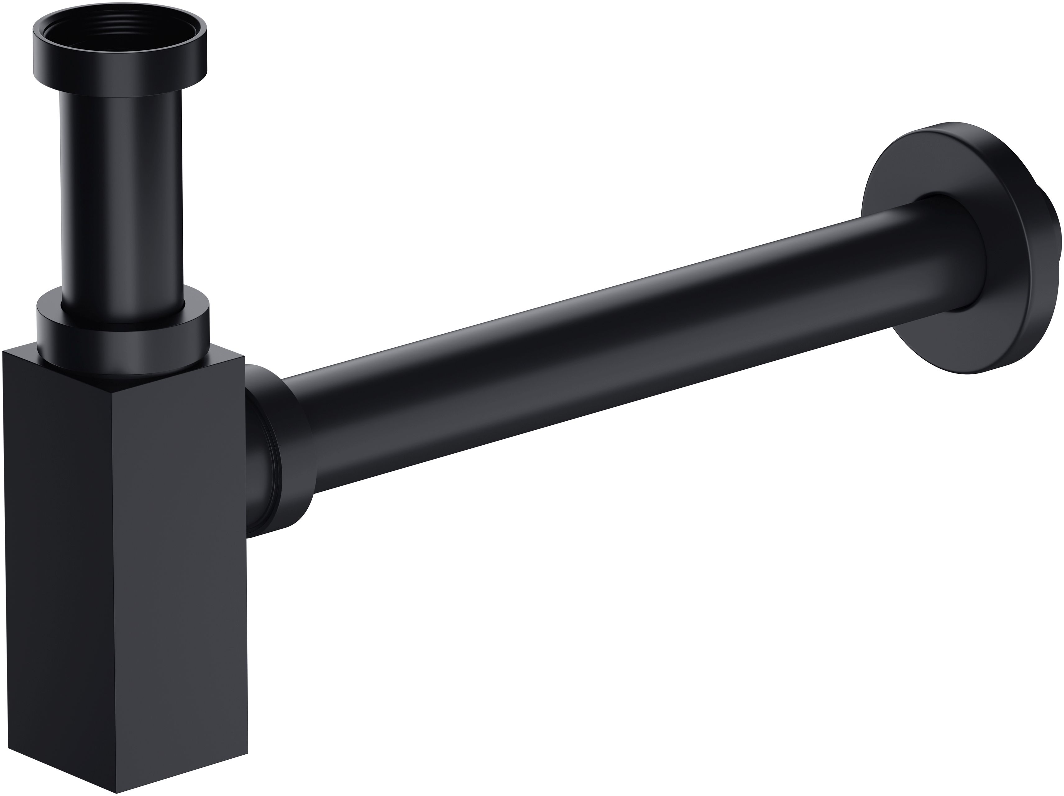 Cersanit Larga Siphon für das Waschbecken flaschen schwarz S951-718