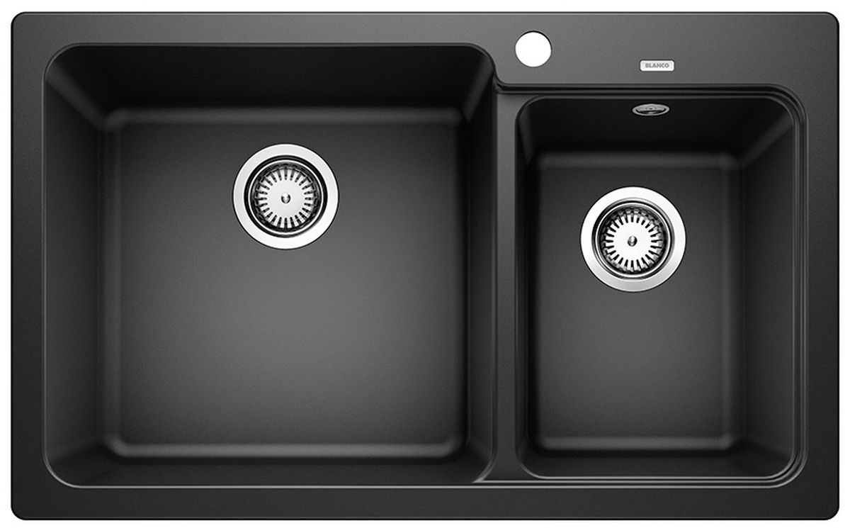 Blanco Naya 8 Granitspüle 81.5x50 cm schwarz 525944