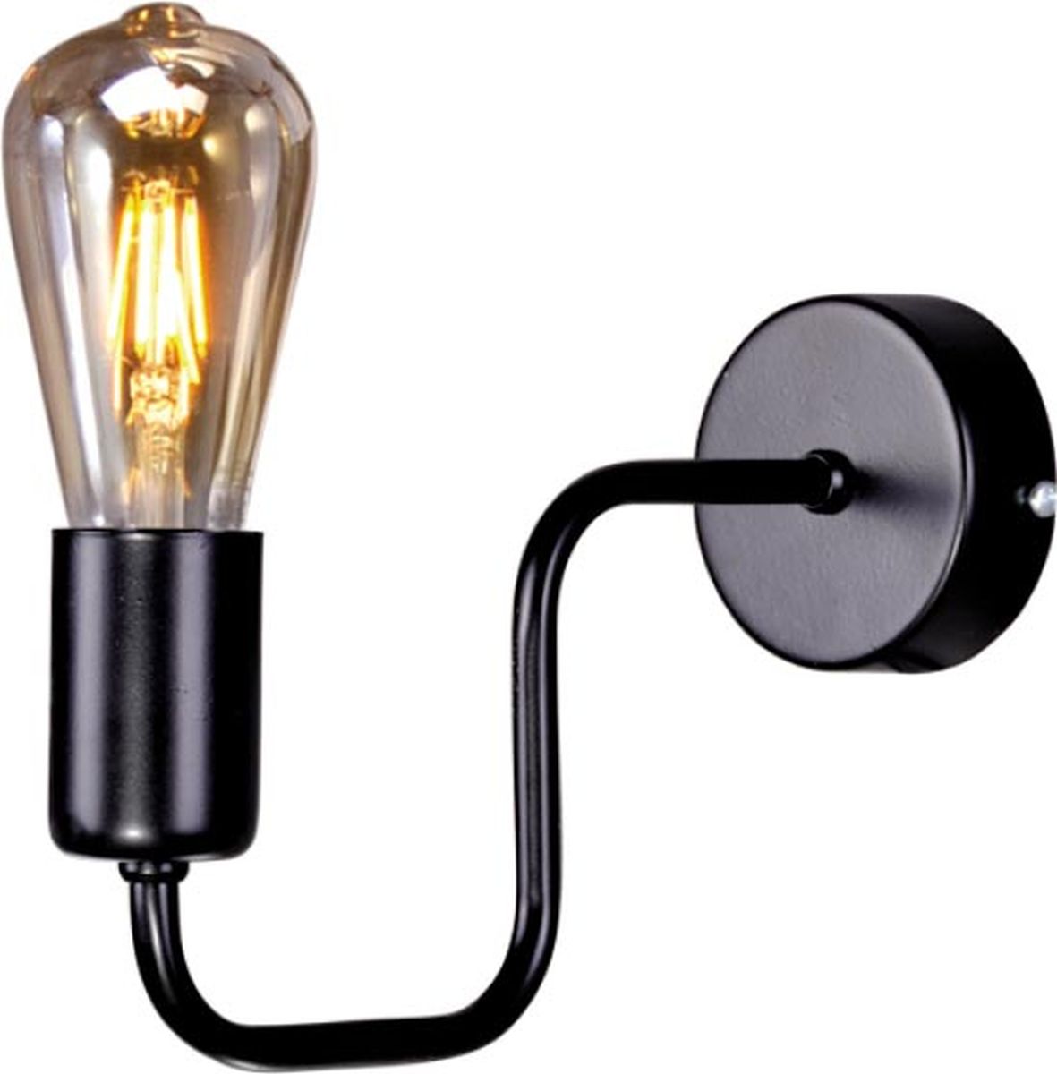 Kaja Skadi Leuchter 1x60 W schwarz K-3893