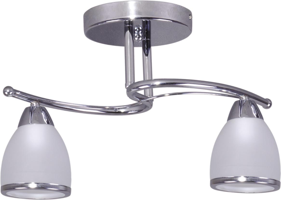 Kaja Samira Deckenlampe 2x40 W weiß-chrom K-JSL-8090/2CHR