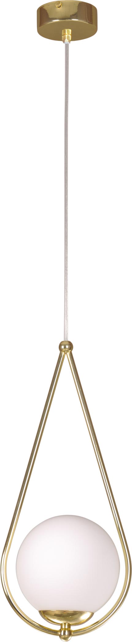 Kaja Neve Gold Pendelleuchte 1x40 W weiß-messing K-4775