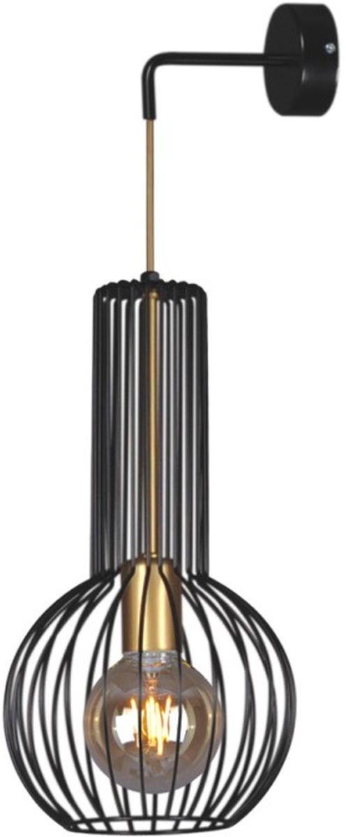 Kaja Arvi Black Leuchter 1x60 W schwarz-gold K-4523