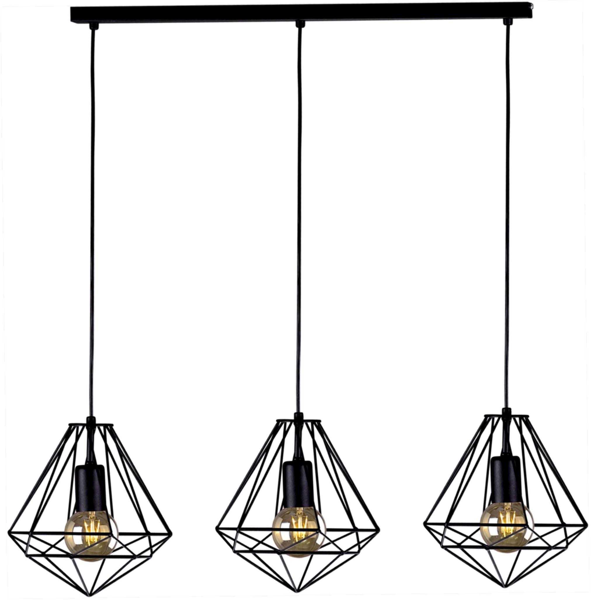 Kaja Marko Pendelleuchte 3x60 W schwarz K-4004