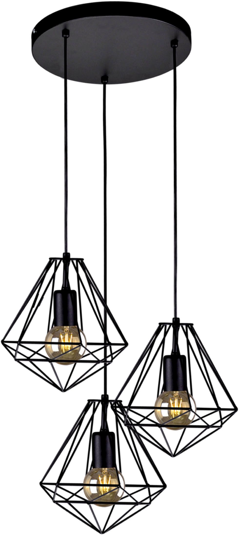 Kaja Marko Pendelleuchte 3x60 W schwarz K-4006