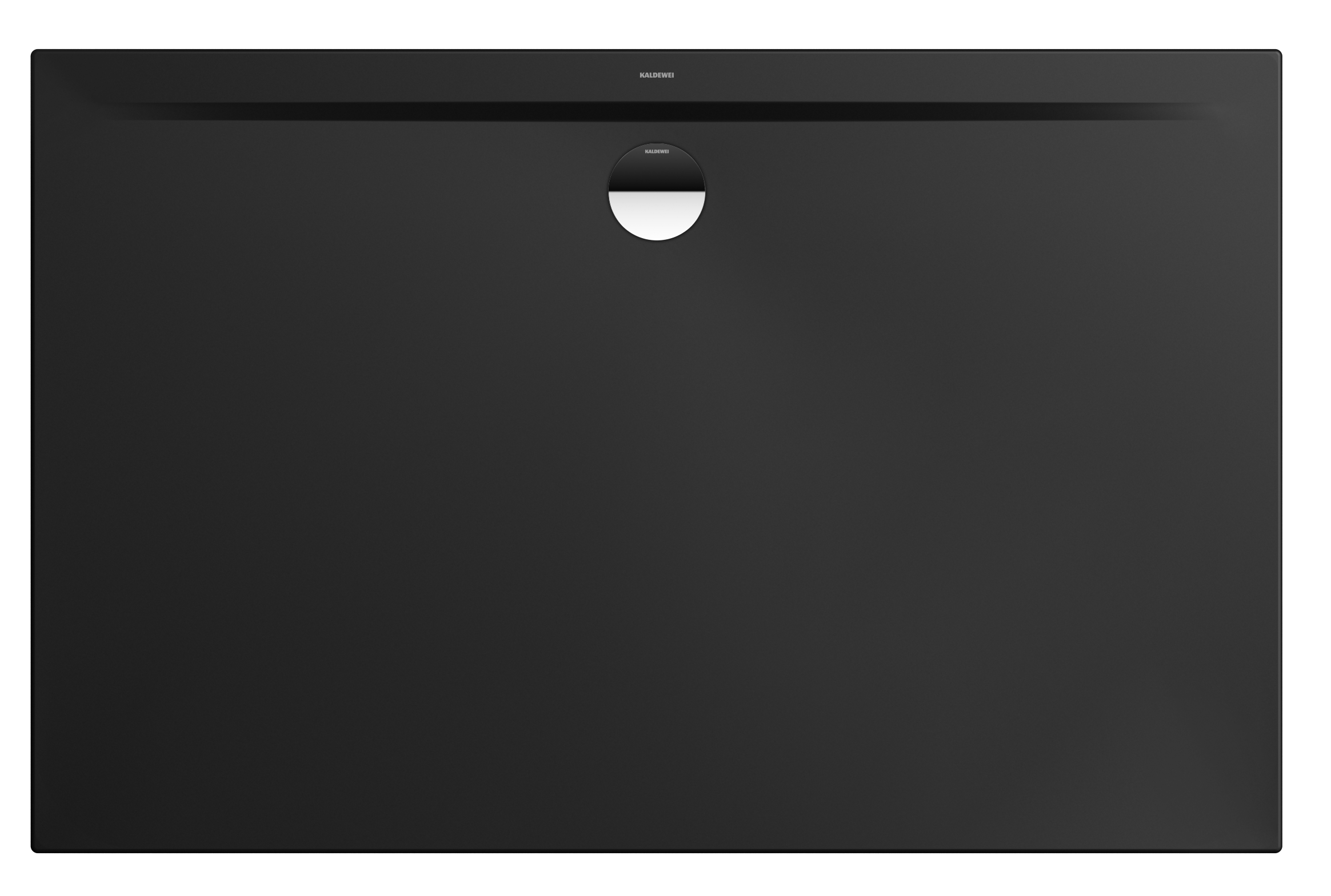 Kaldewei Superplan Zero Rechteckige Duschwanne 120x90 cm schwarz 355447980676