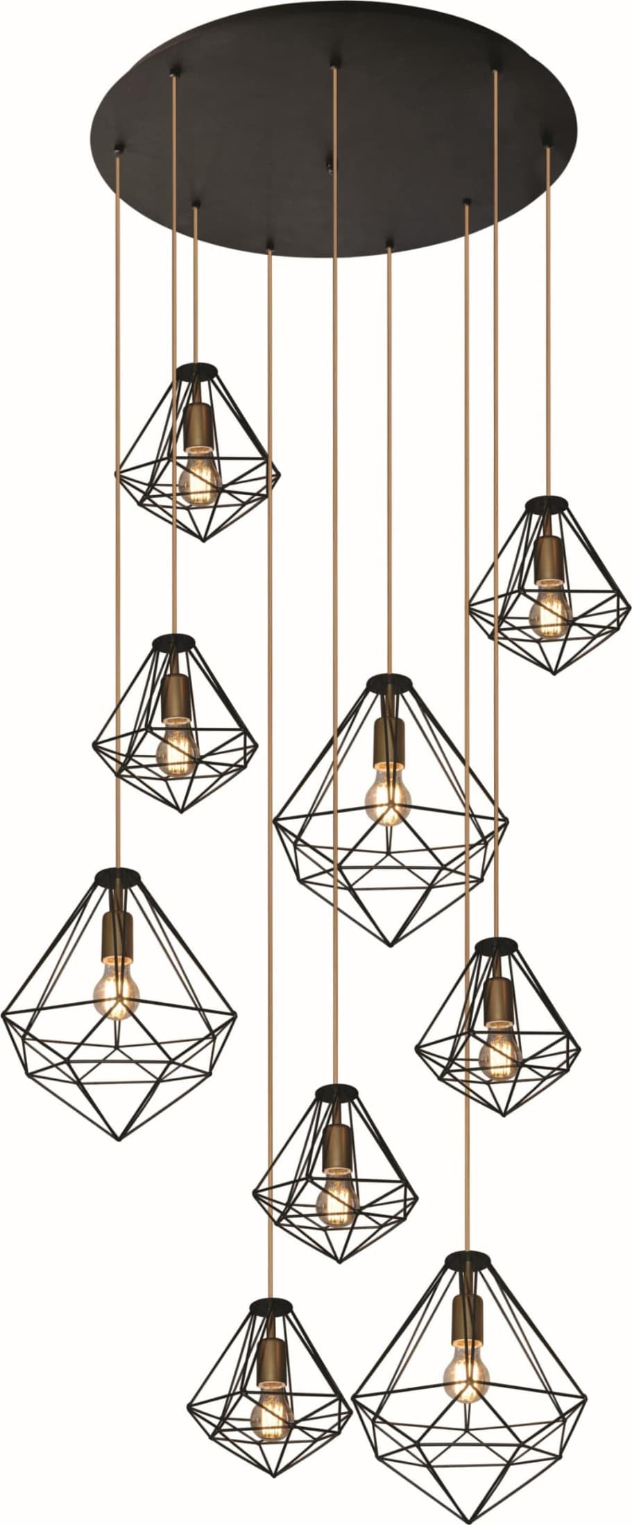 Kaja Marko Pendelleuchte x60 W schwarz KP-06