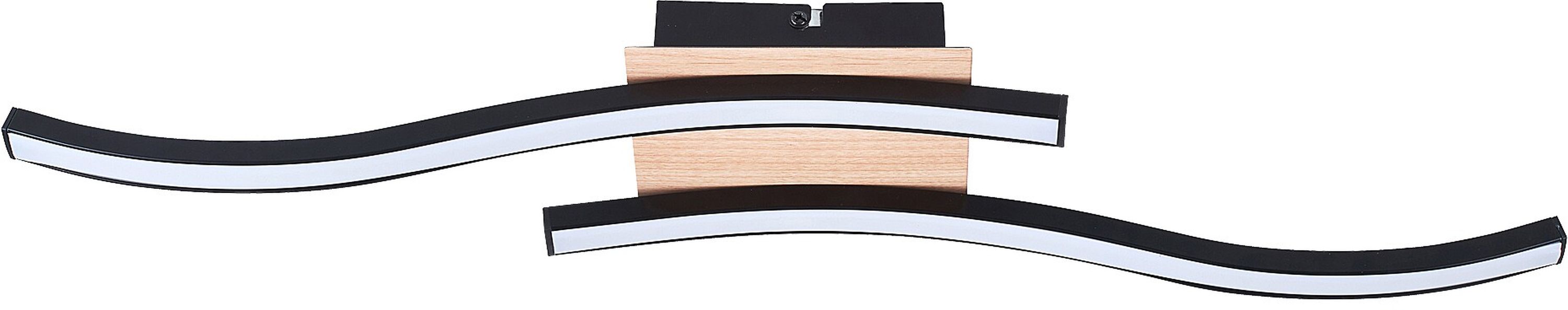 Rabalux Heimdalla Deckenlampe 1x12 W weiß-schwarz-holz 2280