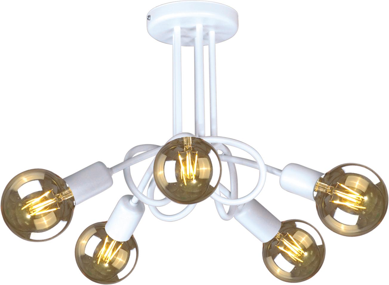 Kaja Deze Deckenlampe 5x60 W weiß K-3611