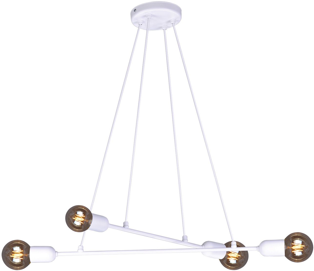 Kaja Sitya White Pendelleuchte 4x60 W weiß K-4390