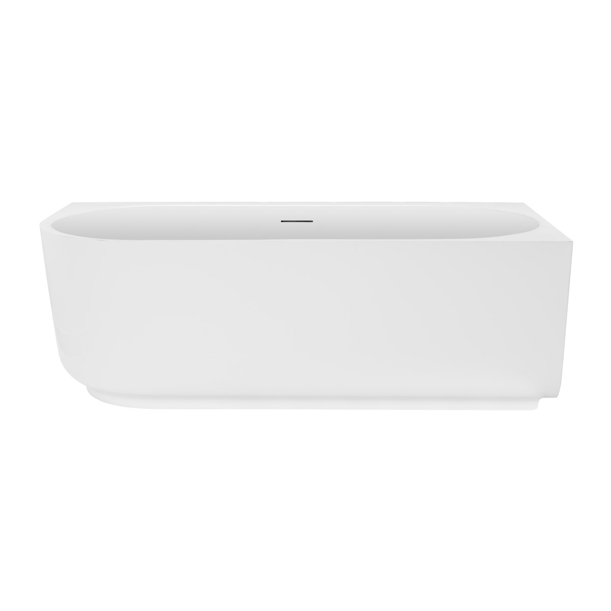 Ksuro 03 Eckbadewanne 170x80 cm oval weiß 31000000