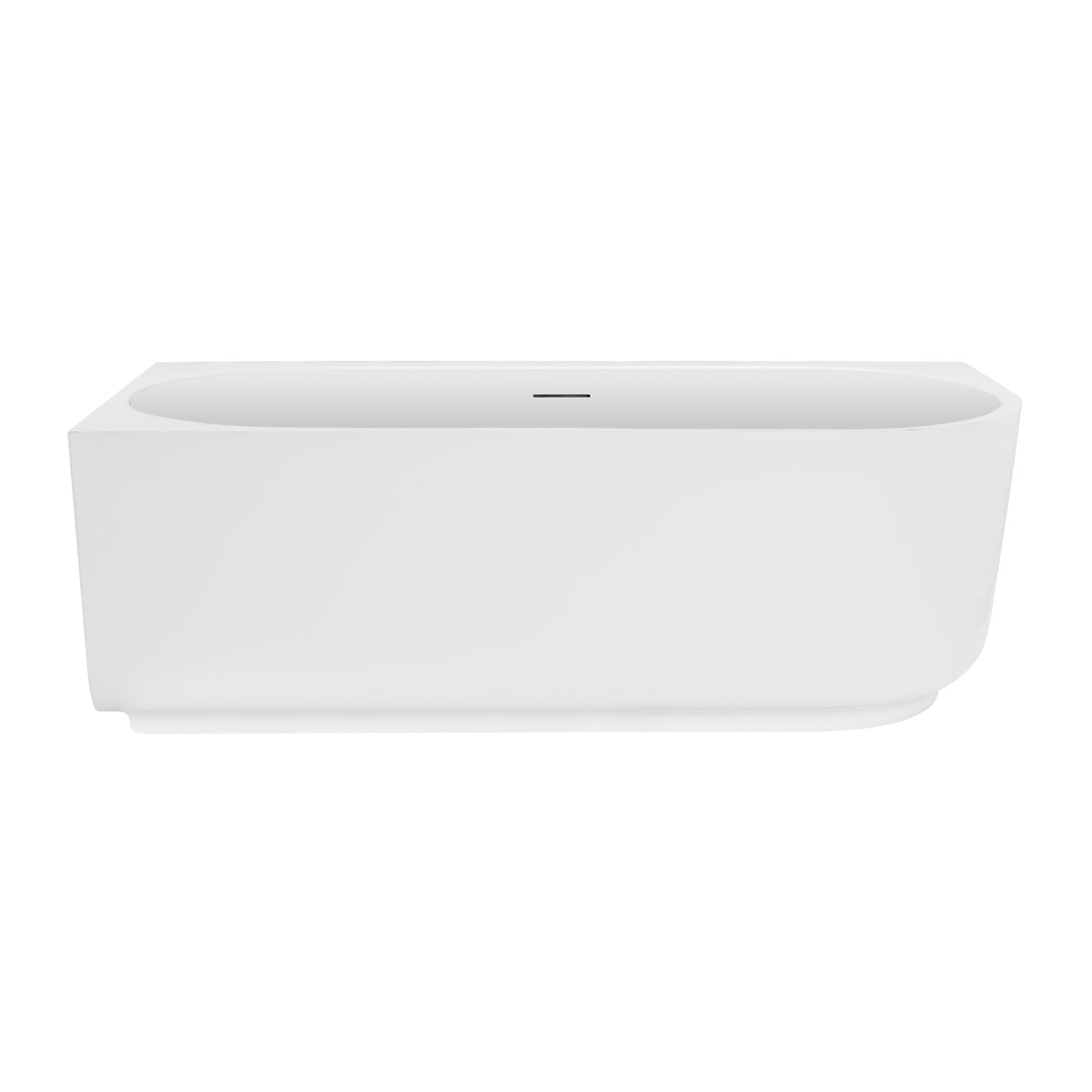 Ksuro 03 Eckbadewanne 170x80 cm oval weiß 31001000