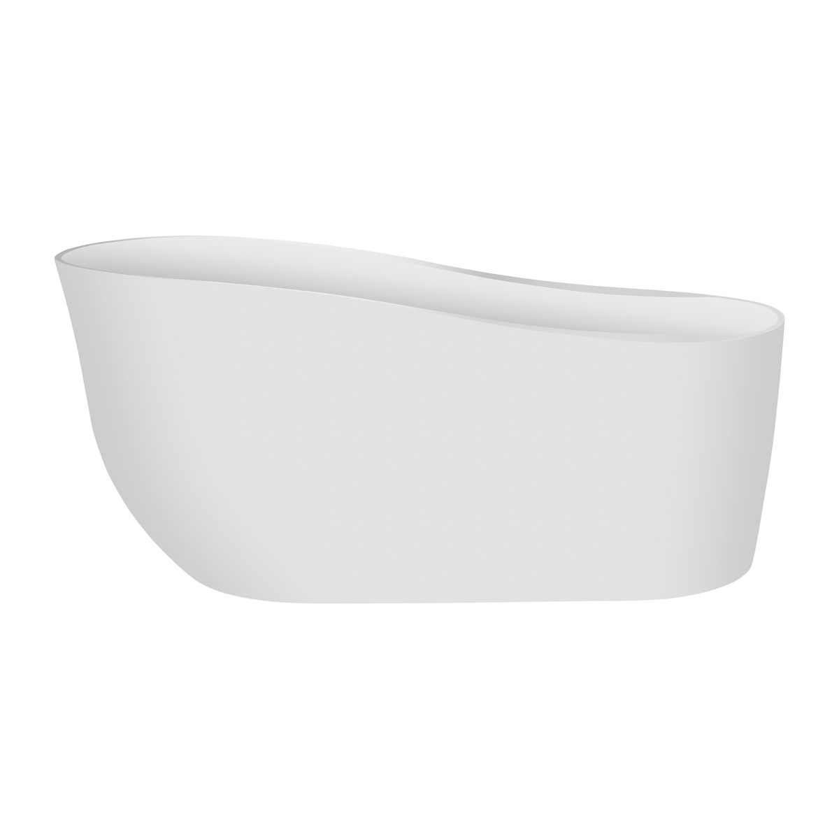 Ksuro 05 Freistehende Badewanne 170x78 cm oval weiß 32009000
