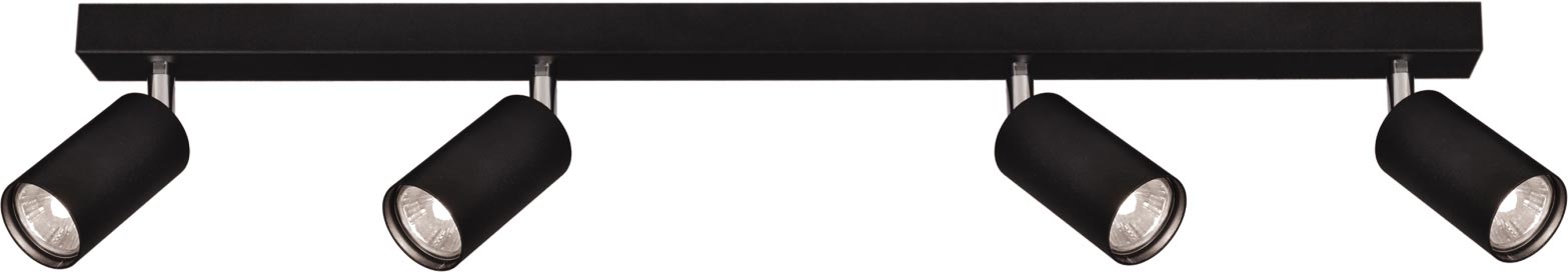 Kaja Monti Deckenlampe 4x10 W schwarz K-4554
