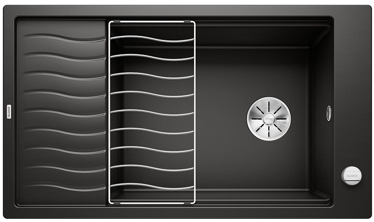 Blanco Elon XL 8 S granitspüle 86x50 cm schwarz 525885