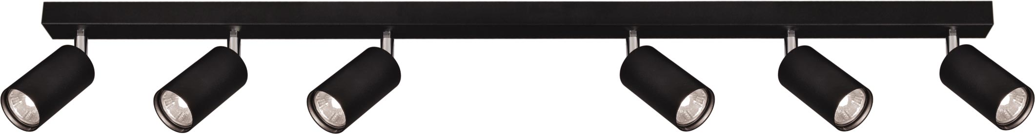 Kaja Monti Deckenlampe 6x10 W schwarz K-4555