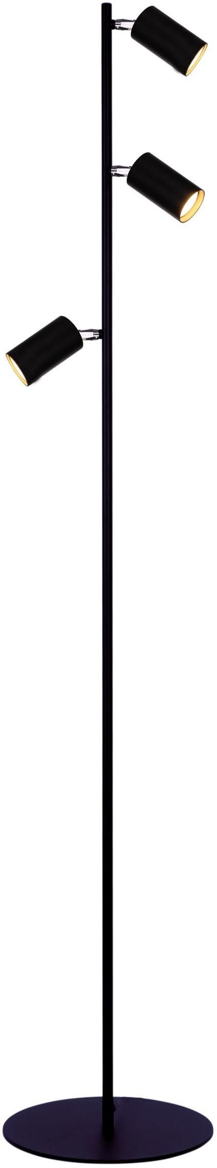 Kaja Monti Stehlampe 3x10 W schwarz K-4409