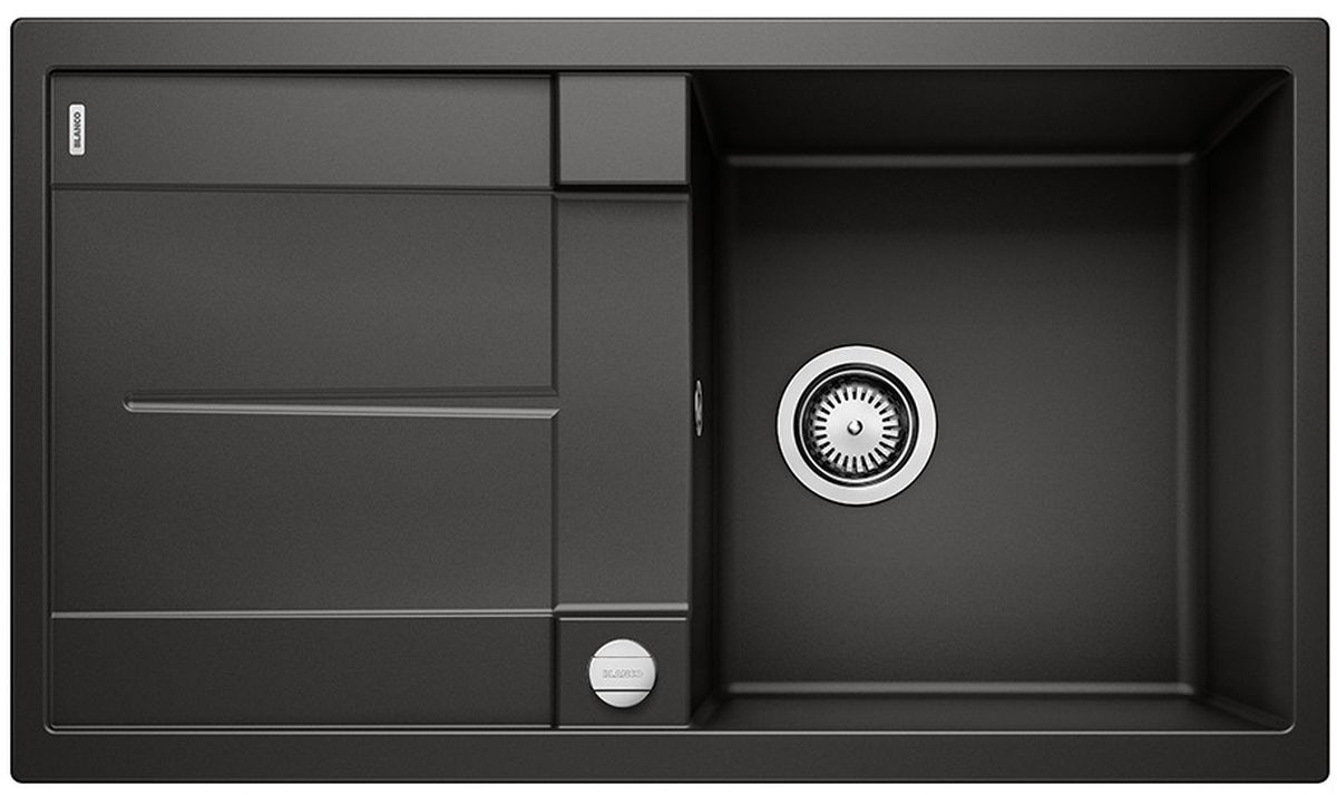 Blanco Metra 5 S Granitspüle 86x50 cm schwarz 525918