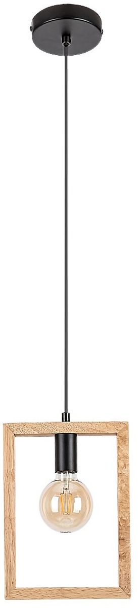 Rabalux Indigo Pendelleuchte 1x40 W schwarz-holz 2292