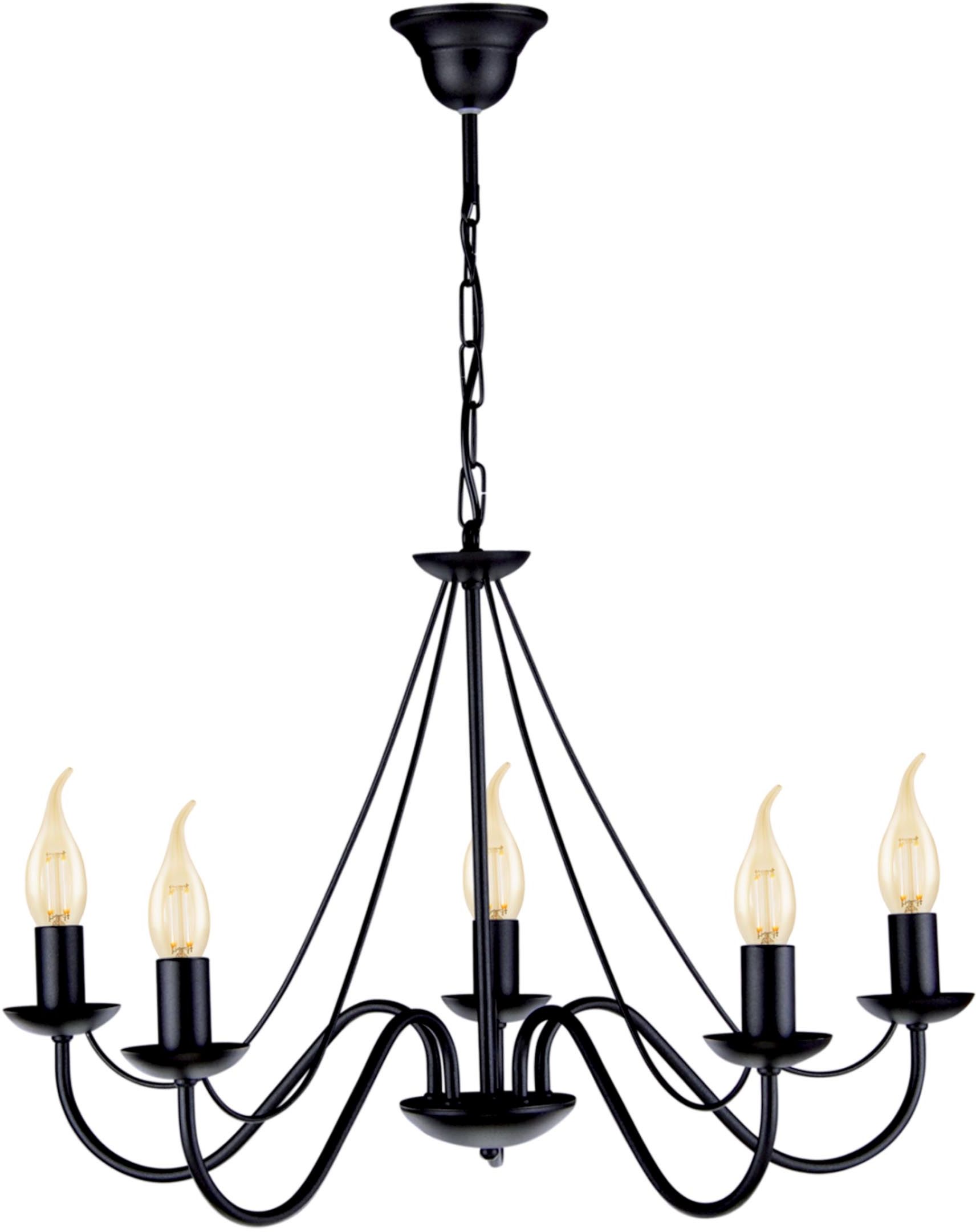 Kaja Bartez Pendelleuchte 5x40 W schwarz K-3991