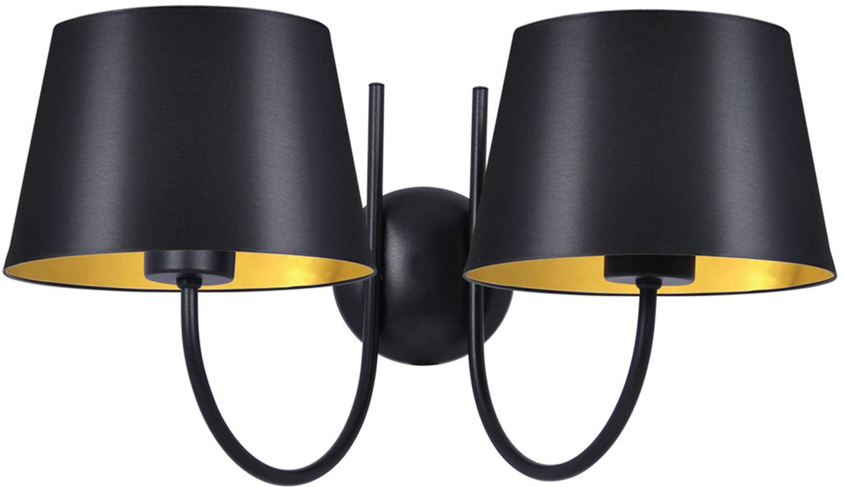 Kaja Sasto Leuchter 2x40 W schwarz-gold K-4338