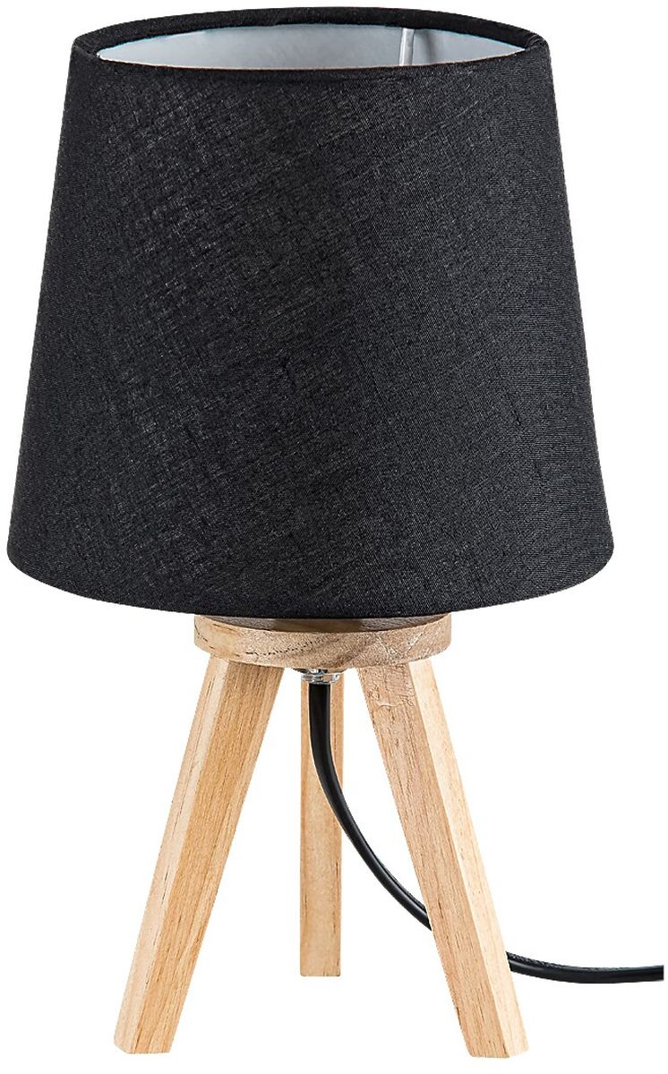 Rabalux Lychee Tischlampe 1x25 W schwarz-holz 2069