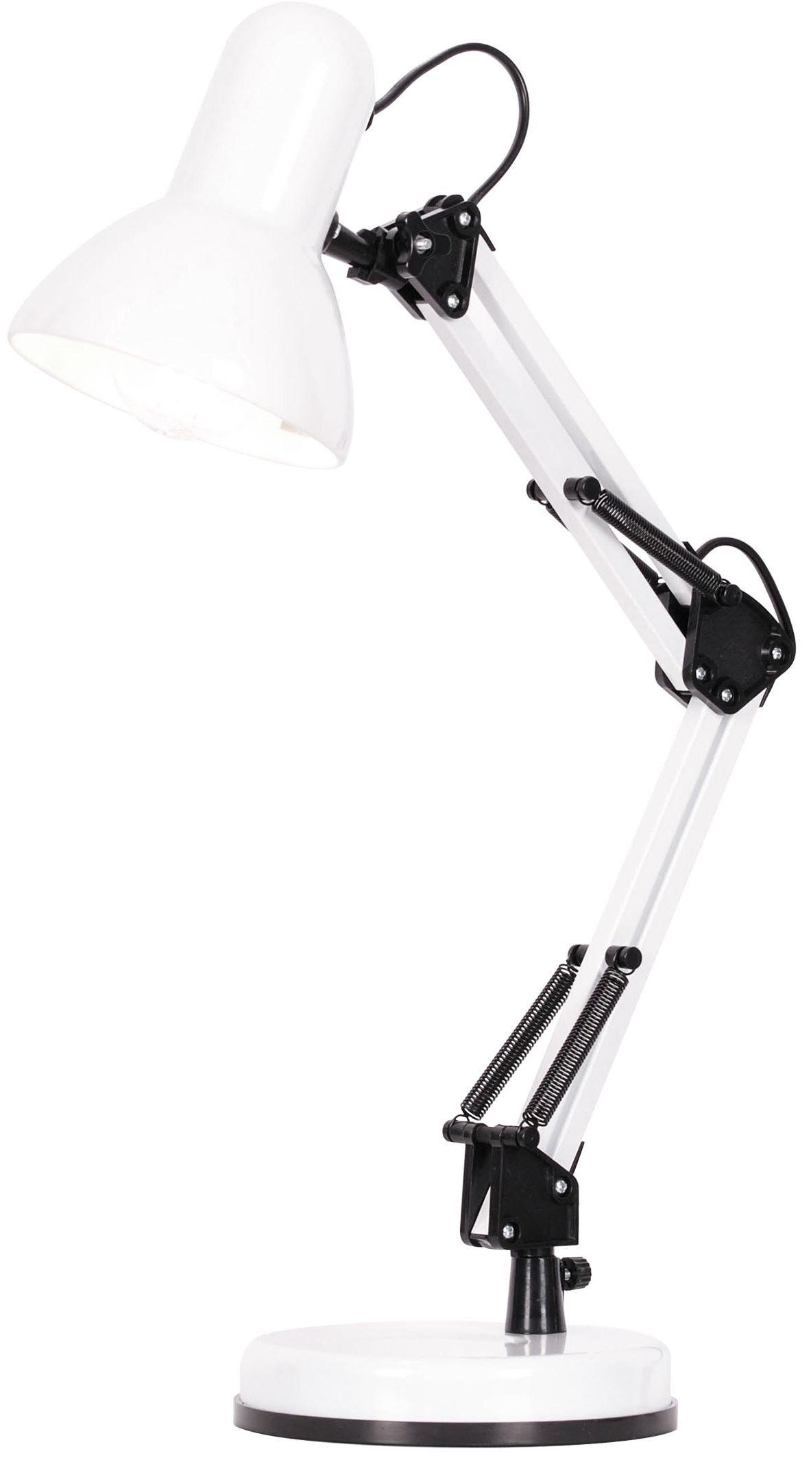 Kaja Cosmo Tischlampe 1x60 W weiß-schwarz K-MT-COSMOBIAŁY