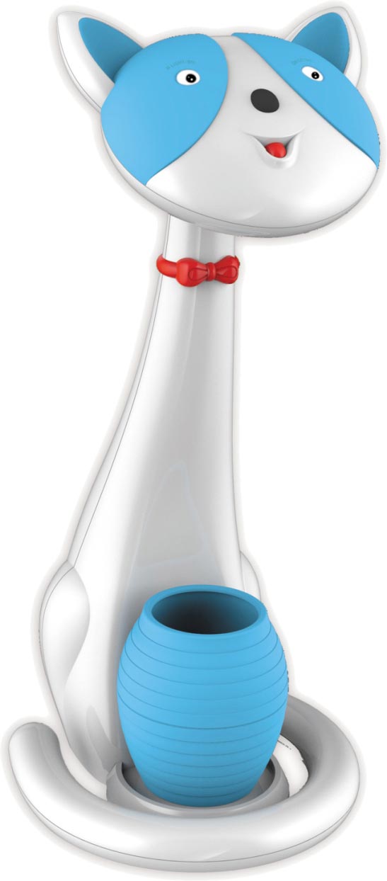 Kaja Kotek Tischlampe 1x6 W weiß-blau K-BL1605NIEBIESKI