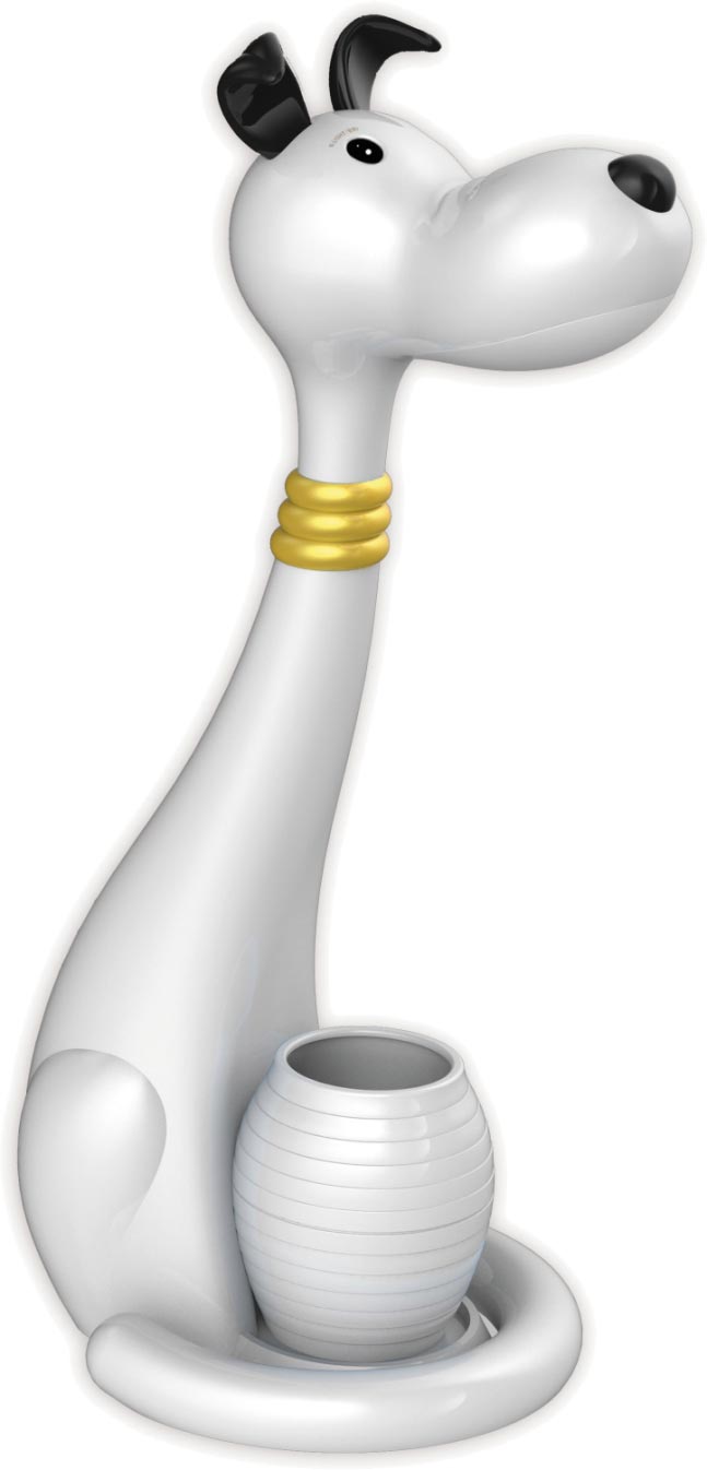 Kaja Piesek Tischlampe 1x6 W weiß K-BL1607BIAŁY