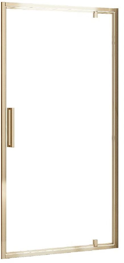 Rea Rapid Swing Duschtüren 90 cm aufklappbar gold Glanz/durchsichtiges Glas REA-K5618