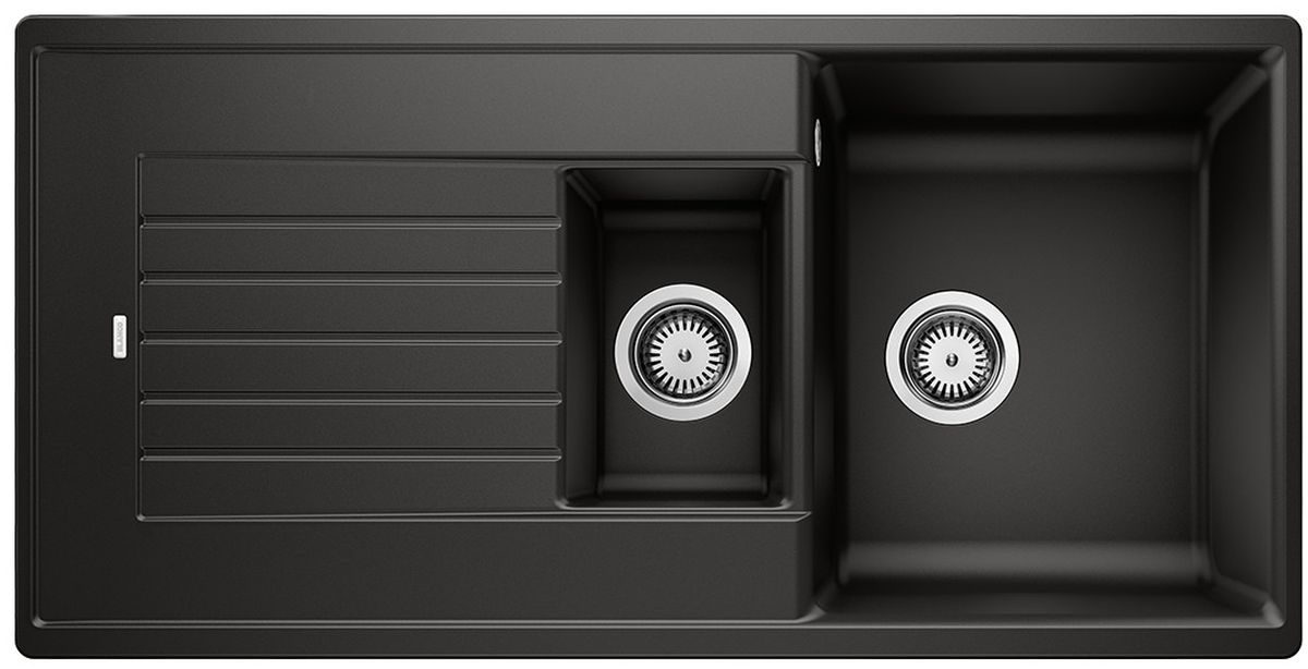 Blanco Zia 6 S Granitspüle 100x50 cm schwarz 526021