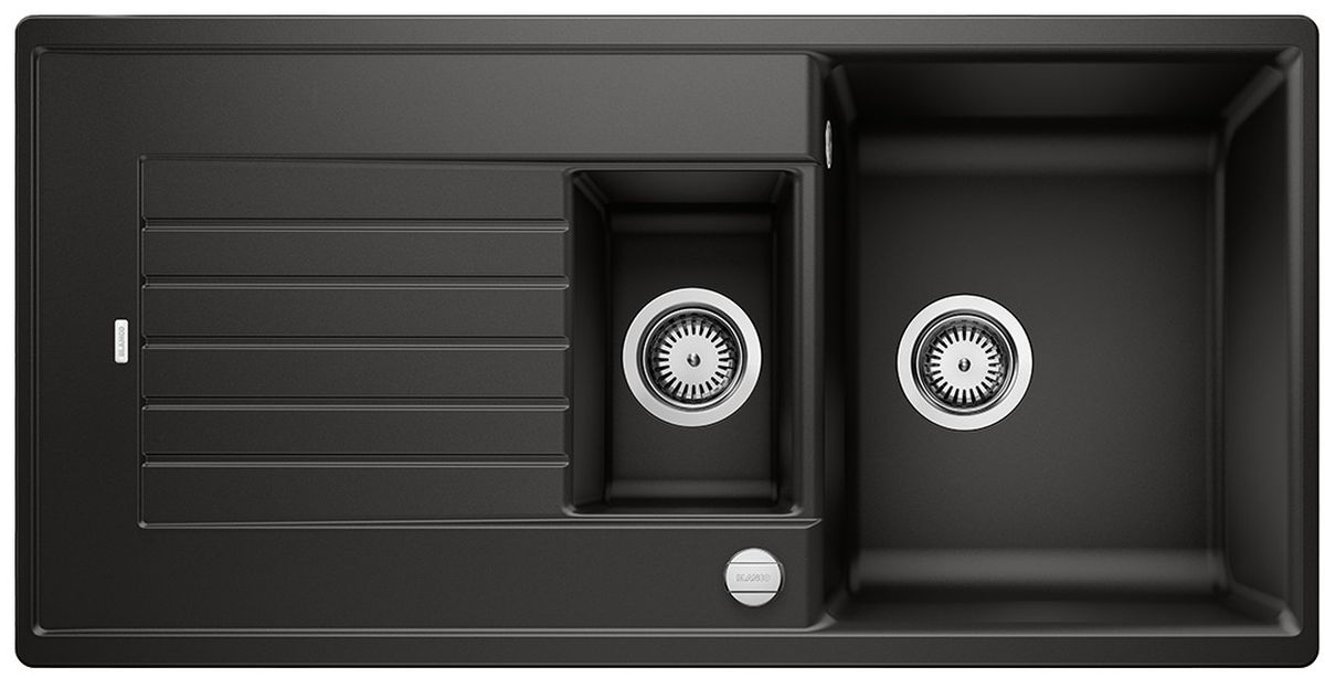 Blanco Zia 6 S Granitspüle 100x50 cm schwarz 526020