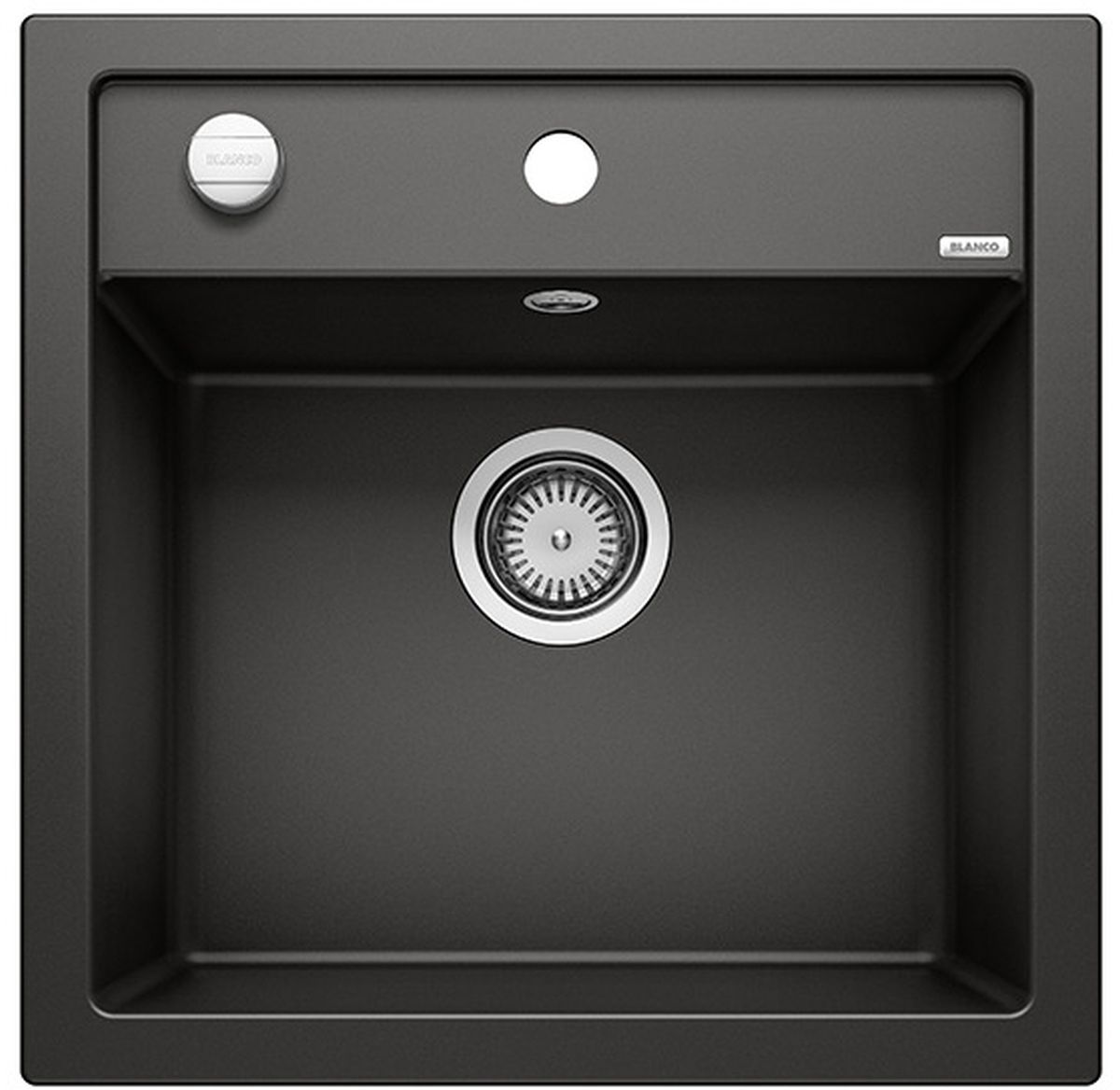 Blanco Dalago 5 Granitspüle 51.5x51 cm schwarz 525871