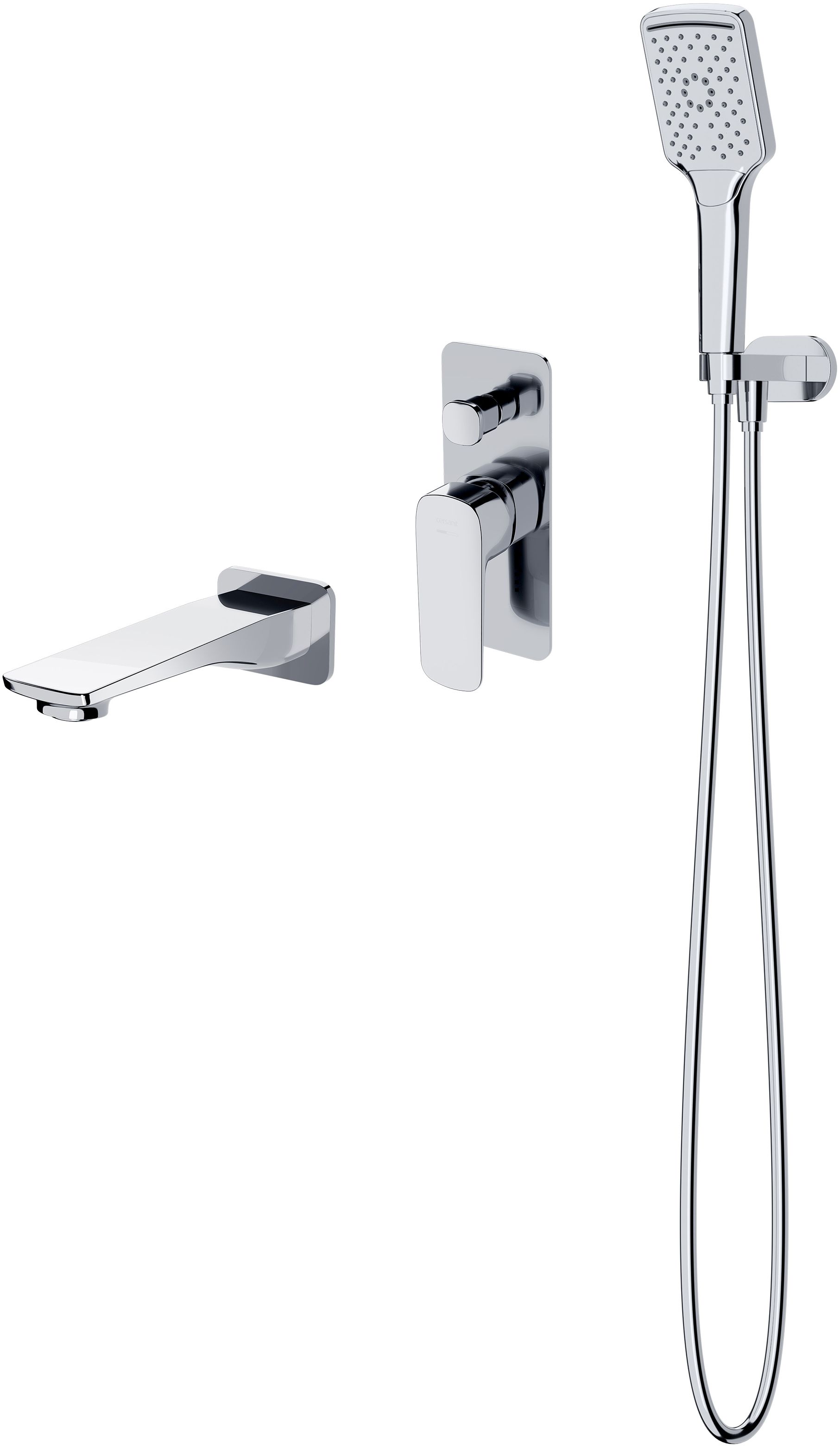 Set Badewannen- und Duscharmatur Cersanit Larga S951-374, Duschset Cersanit Larga S951-512, S951-706
