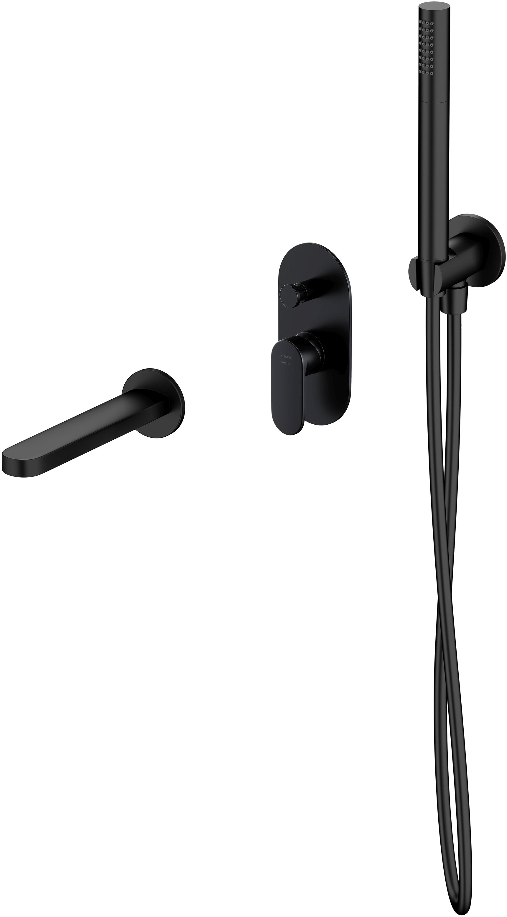 Set Badewannen- und Duscharmatur Cersanit Crea S951-322, Duschset Cersanit Inverto S951-709, S951-557