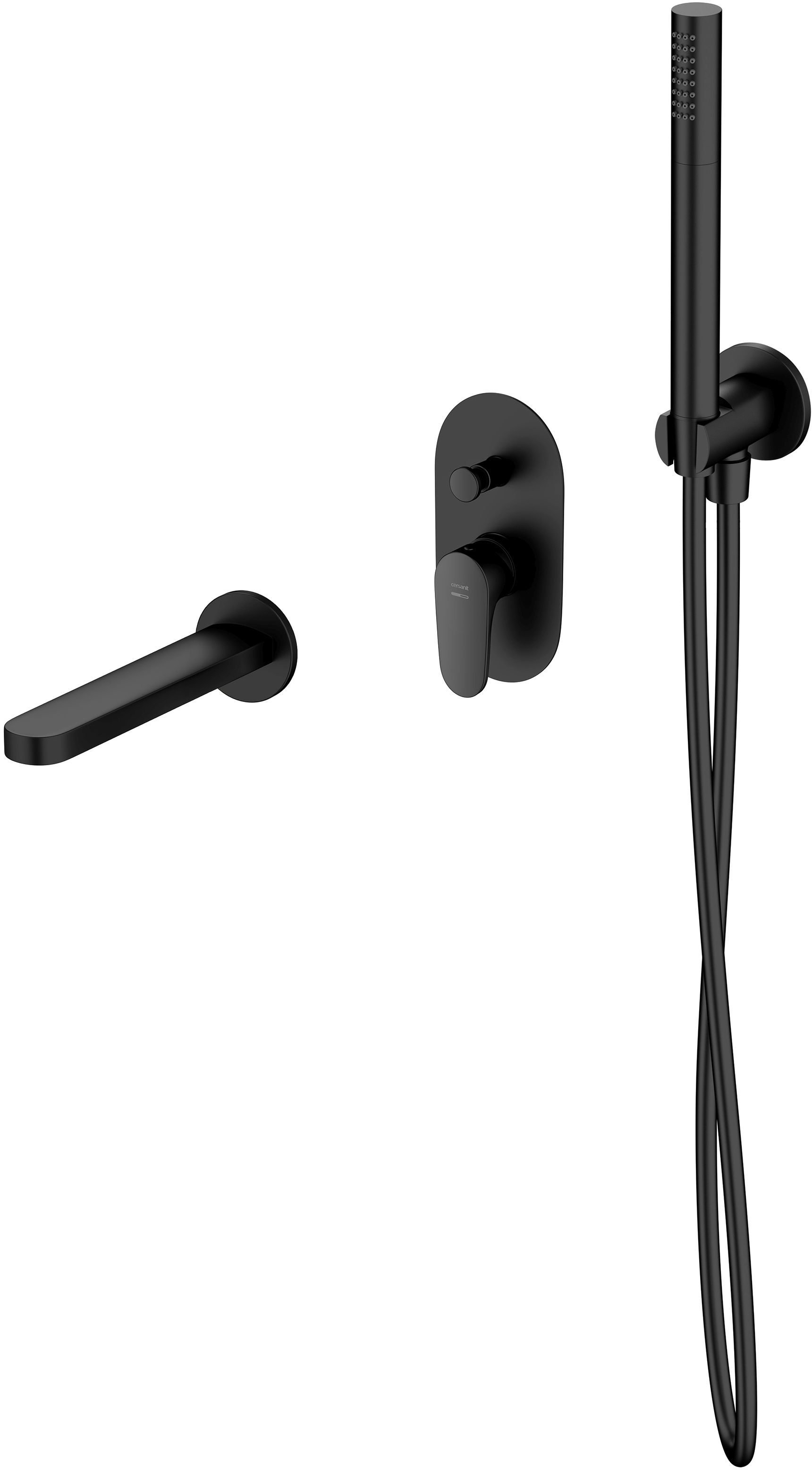 Set Badewannen- und Duscharmatur Cersanit Inverto S951-282, Duschset Cersanit Inverto S951-709, S951-557