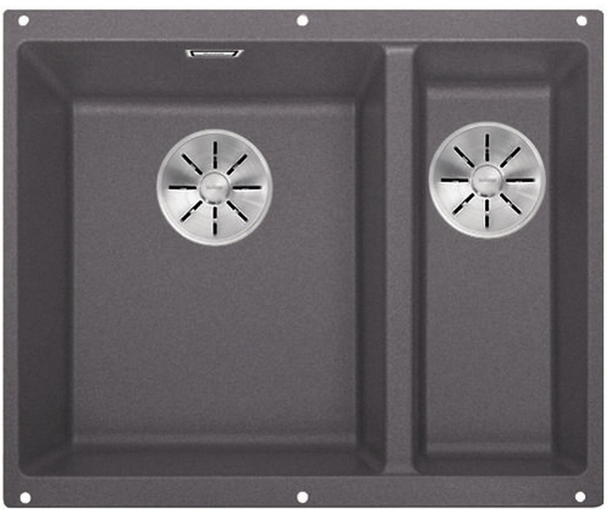 Blanco Subline 340/160-U Granitspüle 52.5x40 cm grau/graphit/onyx 523549