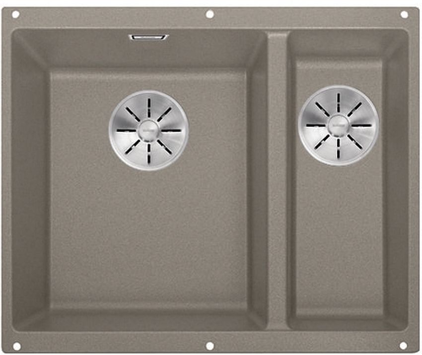 Blanco Subline 340/160-U Granitspüle 52.5x40 cm grau/graphit/onyx 523556