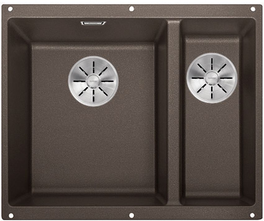 Blanco Subline 340/160-U Granitspüle 52.5x40 cm braun 523557