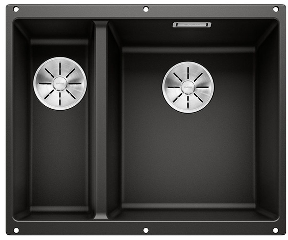 Blanco Subline 340/160-U Granitspüle 52.5x40 cm schwarz 525986
