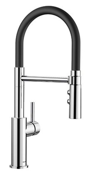 Blanco Catris-S Flexo Küchenarmatur Stehend chrom-schwarz 525791