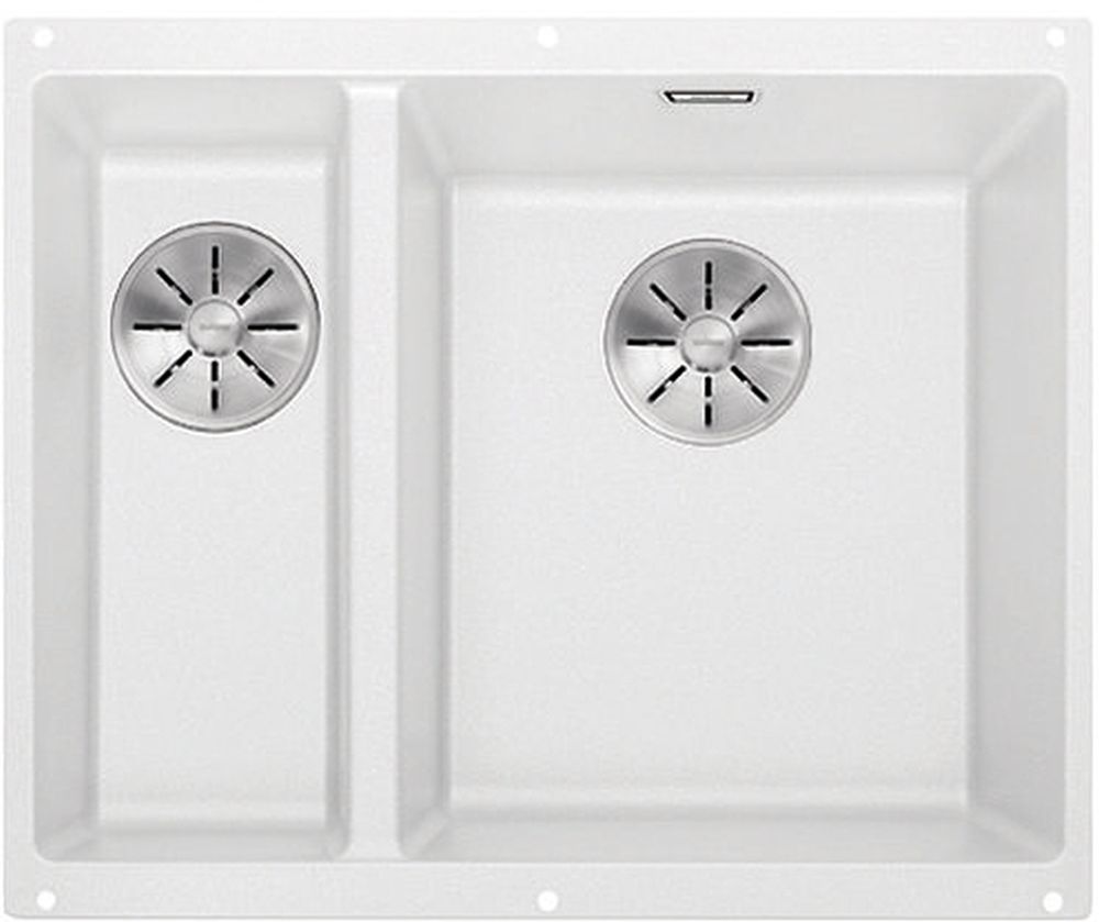 Blanco Subline 340/160-U Granitspüle 52.5x40 cm weiß 523562