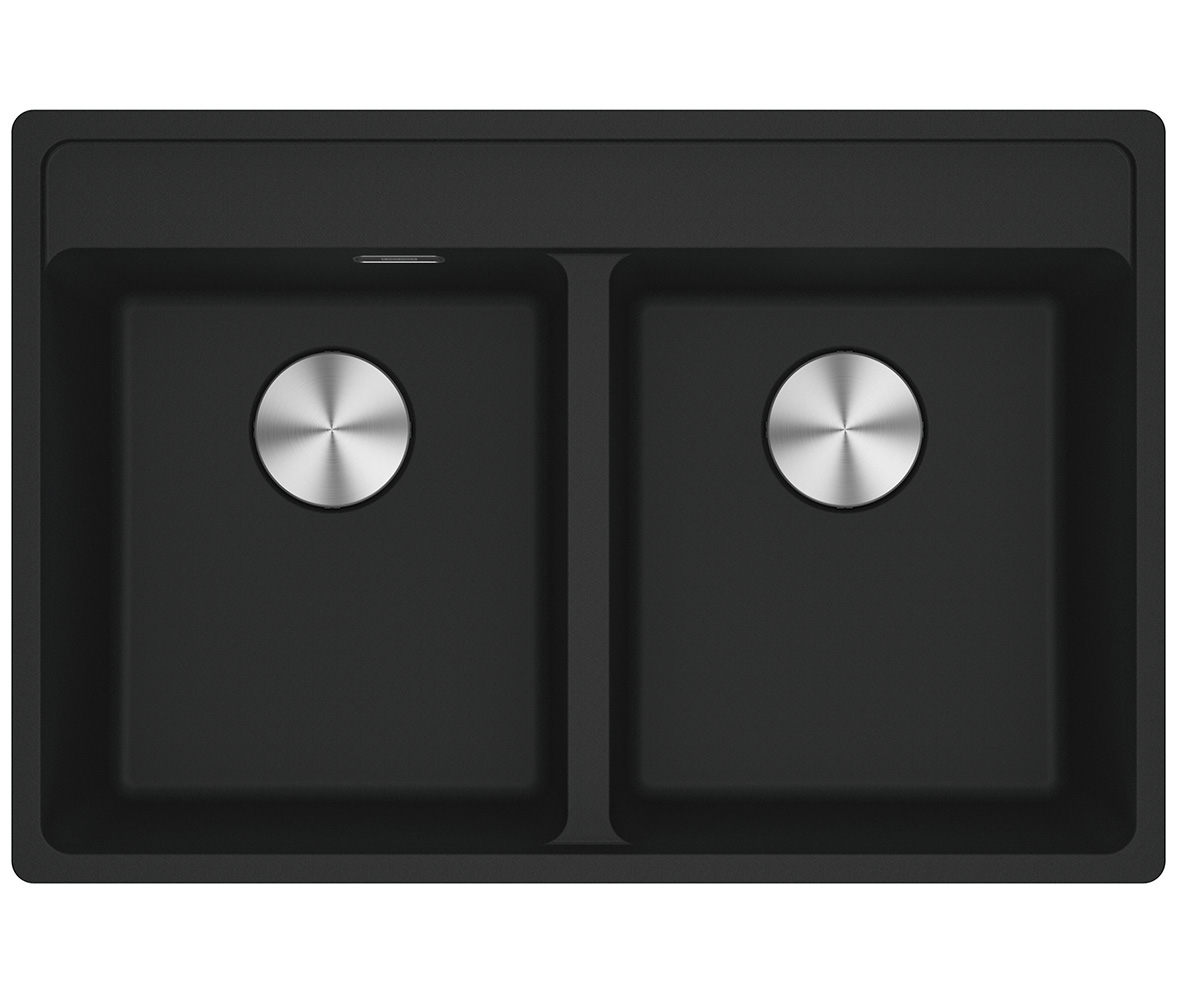 Franke Maris granitspüle 76x51 cm schwarz 114.0661.782