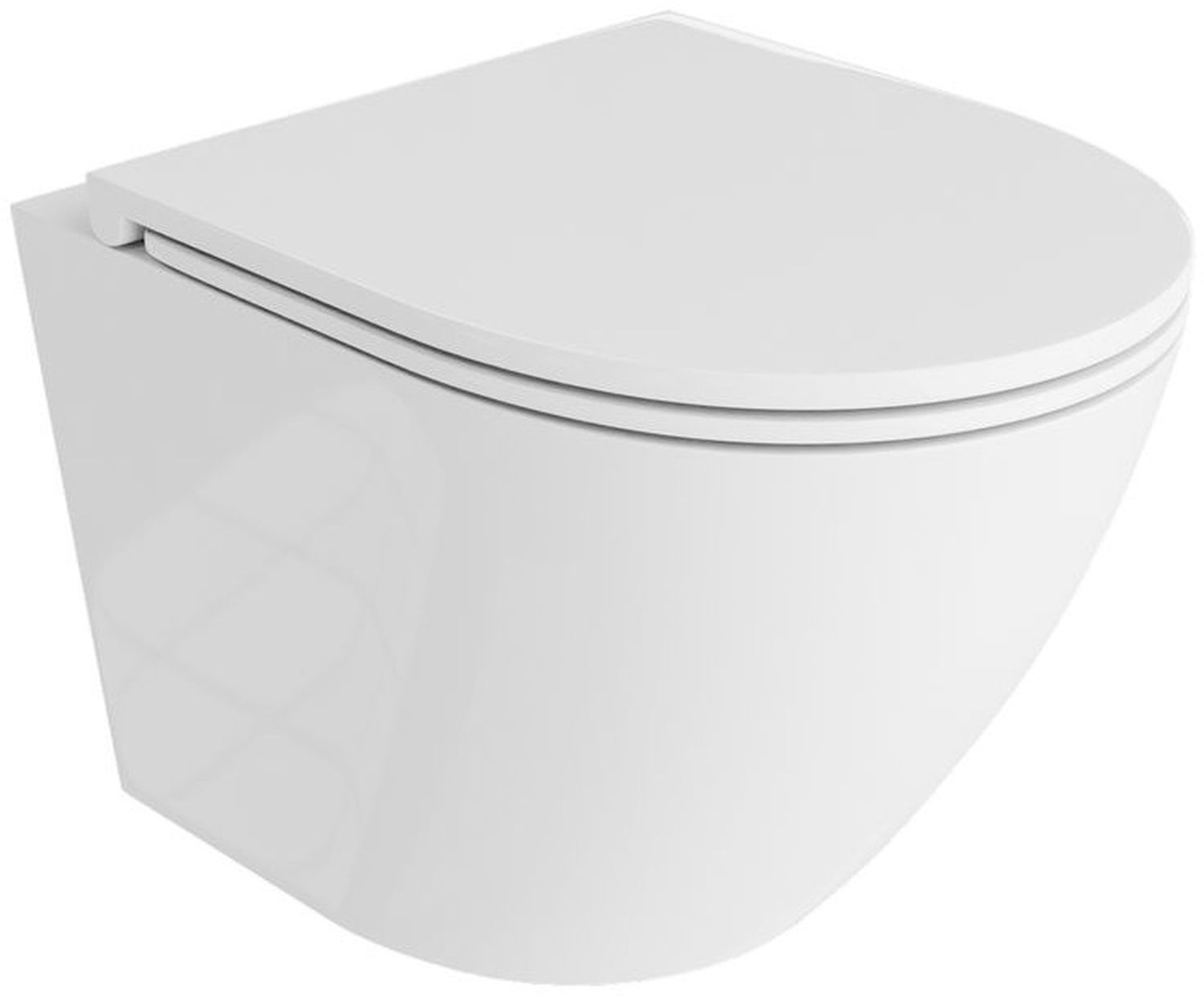 LaVita Sofi One WC-Becken mit Absenkautomatik-Sitz hängend Spülrandlos weiß Glanz 5900378310471