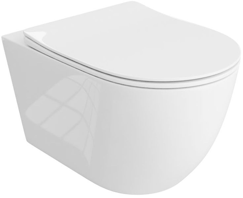 LaVita Sinto WC-Becken mit Absenkautomatik-Sitz hängend Spülrandlos weiß Glanz 5900378318088