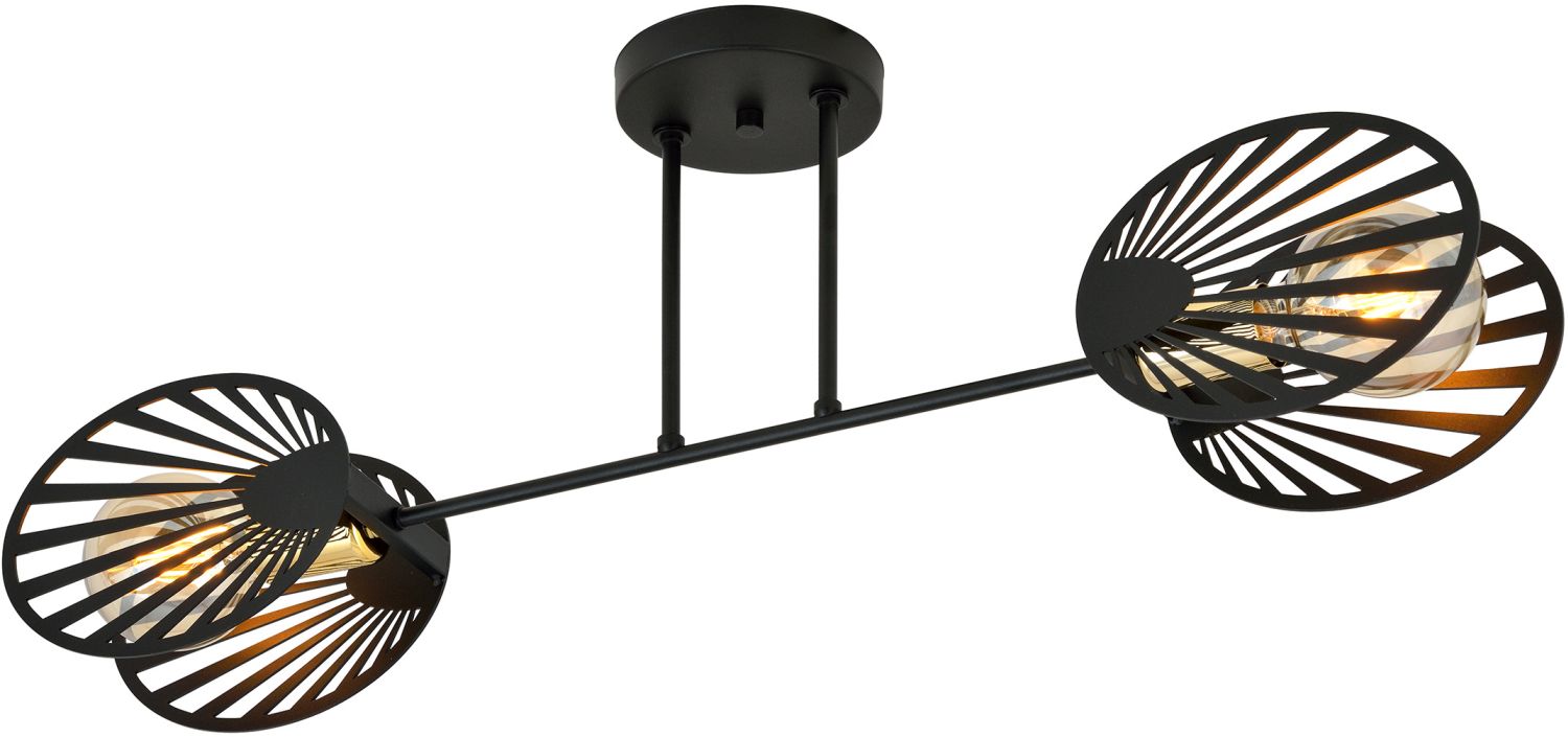 Emibig Talia Deckenlampe 2x15 W schwarz-gold 1181/2